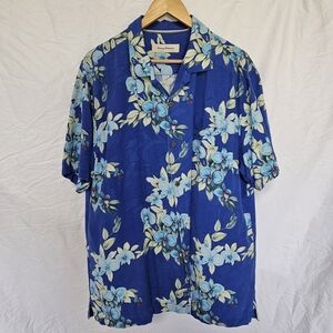 Tommy Bahama Blue Floral Men's Shirt
